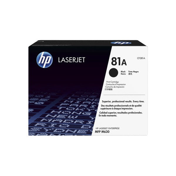 HP 81A Original LaserJet Toner Cartridge Black 10500 Pages
