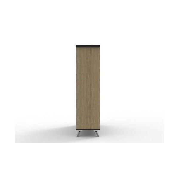 Rapidline Rapid Infinity Bookcase 900 x 315 x 1200mm Natural Oak / Black