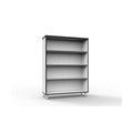 Rapidline Rapid Infinity Bookcase 900 x 315 x 1200mm Natural White / Black