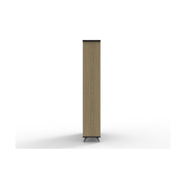 Rapidline Rapid Infinity Bookcase 900 x 315 x 1800mm Natural Oak / Black