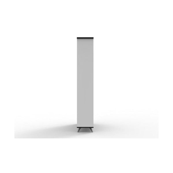 Rapidline Rapid Infinity Bookcase 900 x 315 x 1800mm Natural White / Black