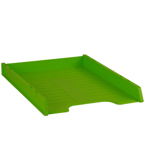 Italplast Slimline Multi-Fit Document Tray A4 Lime
