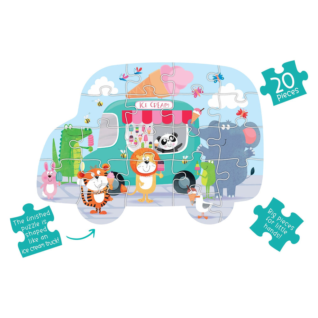 Ice Cream Party: Truck Shaped Puzzle