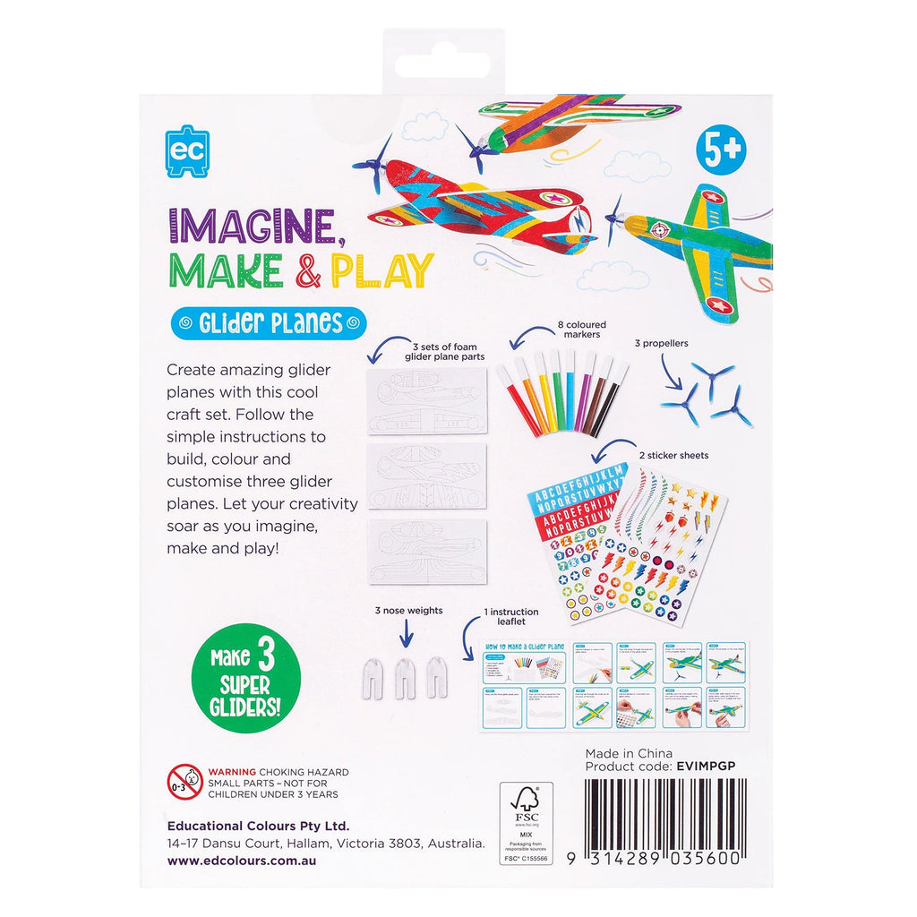 Imagine Make and Play Glider Planes