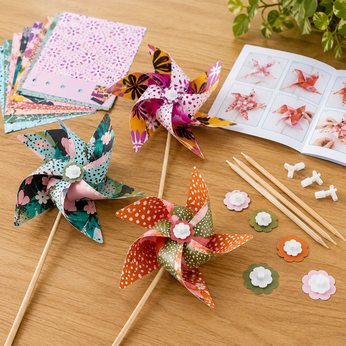 Imagine Make and Play Windmills