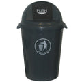 Italplast Heavy Duty Swing Top Bin 80 Litre Dark Grey