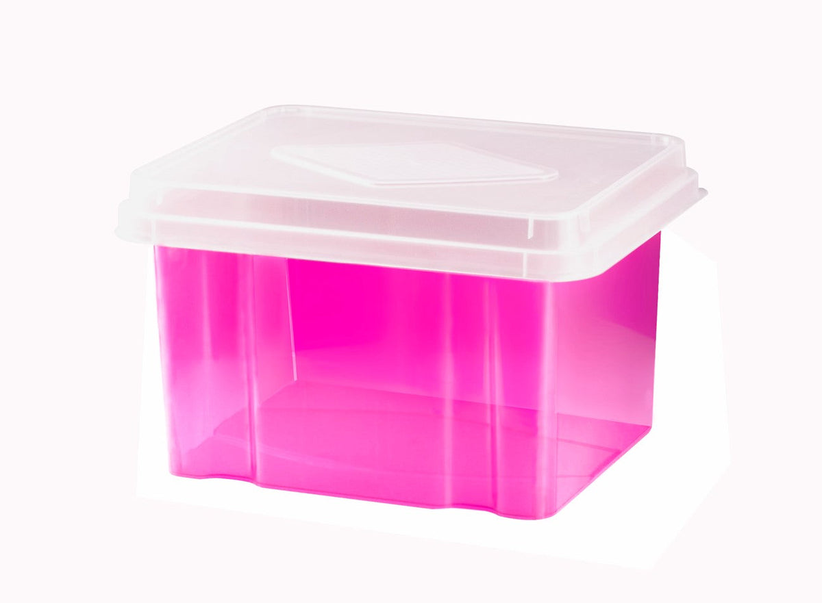 Italplast Storage Box 32 Litre Tinted Pink