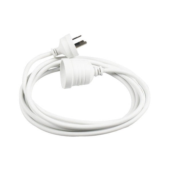 Italplast Power Extension Lead 3 Metre 240V White