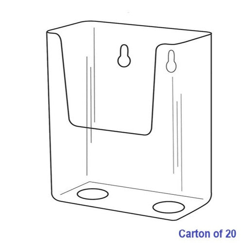 Blueprint Bulk A4 Wall Mount Brochure Holders Carton of 20