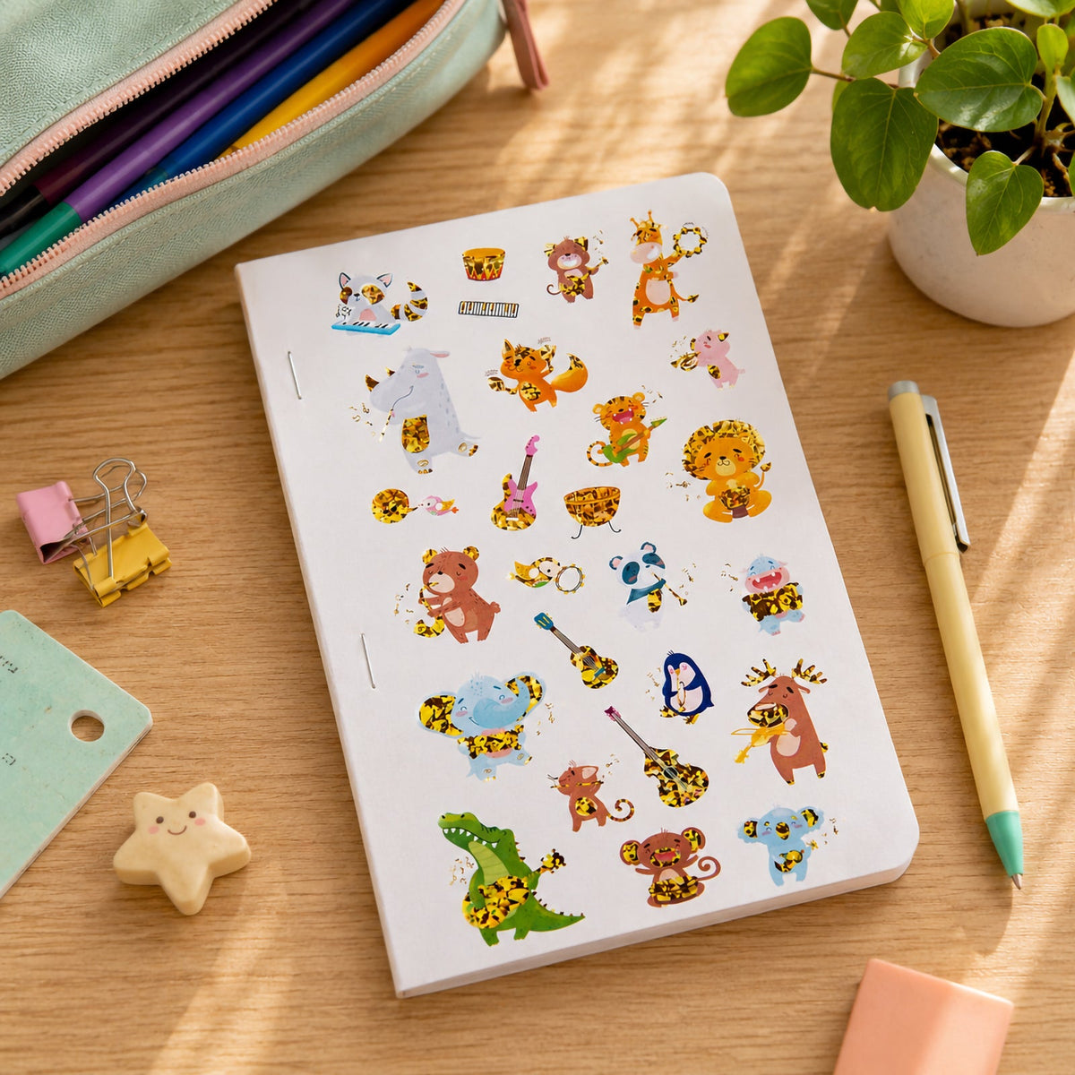 Jungle Jamboree Holo Sticker Set of 26