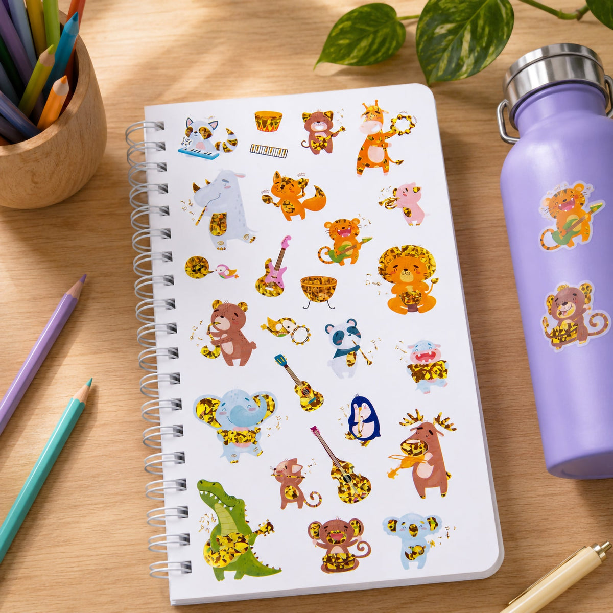 Jungle Jamboree Holo Sticker Set of 26