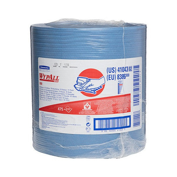 WypAll X80 Jumbo Roll Wiper Perforated Blue 475 Wipers