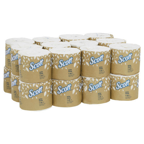 Scott Toilet Tissue White 2 Ply 600 Sheets Box of 24