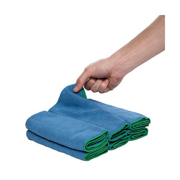 WypAll Microfibre Cloths 40cm x 40cm Blue 6 Cloths Pack of 4
