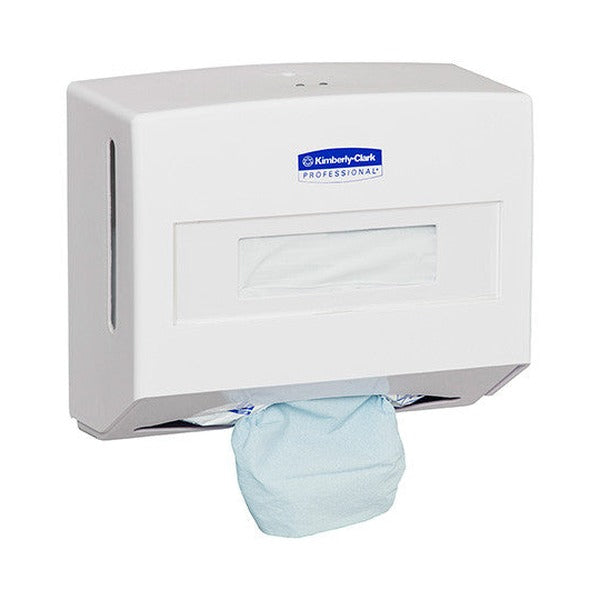 Kimberly Clark Single Sheet Wiper Dispenser White