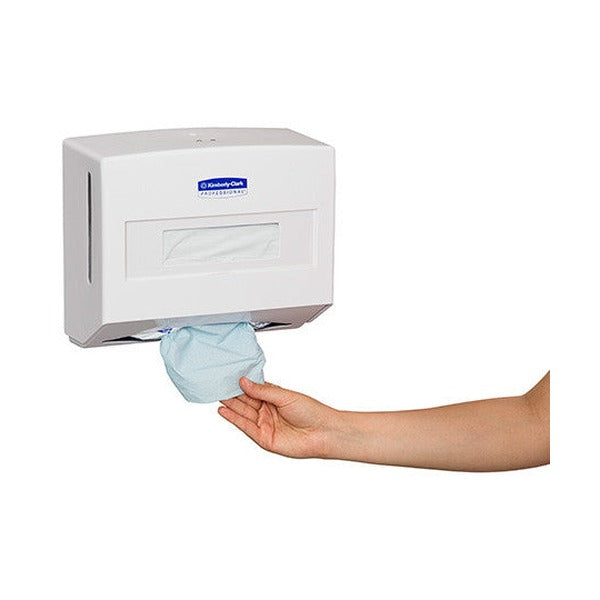 Kimberly Clark Single Sheet Wiper Dispenser White