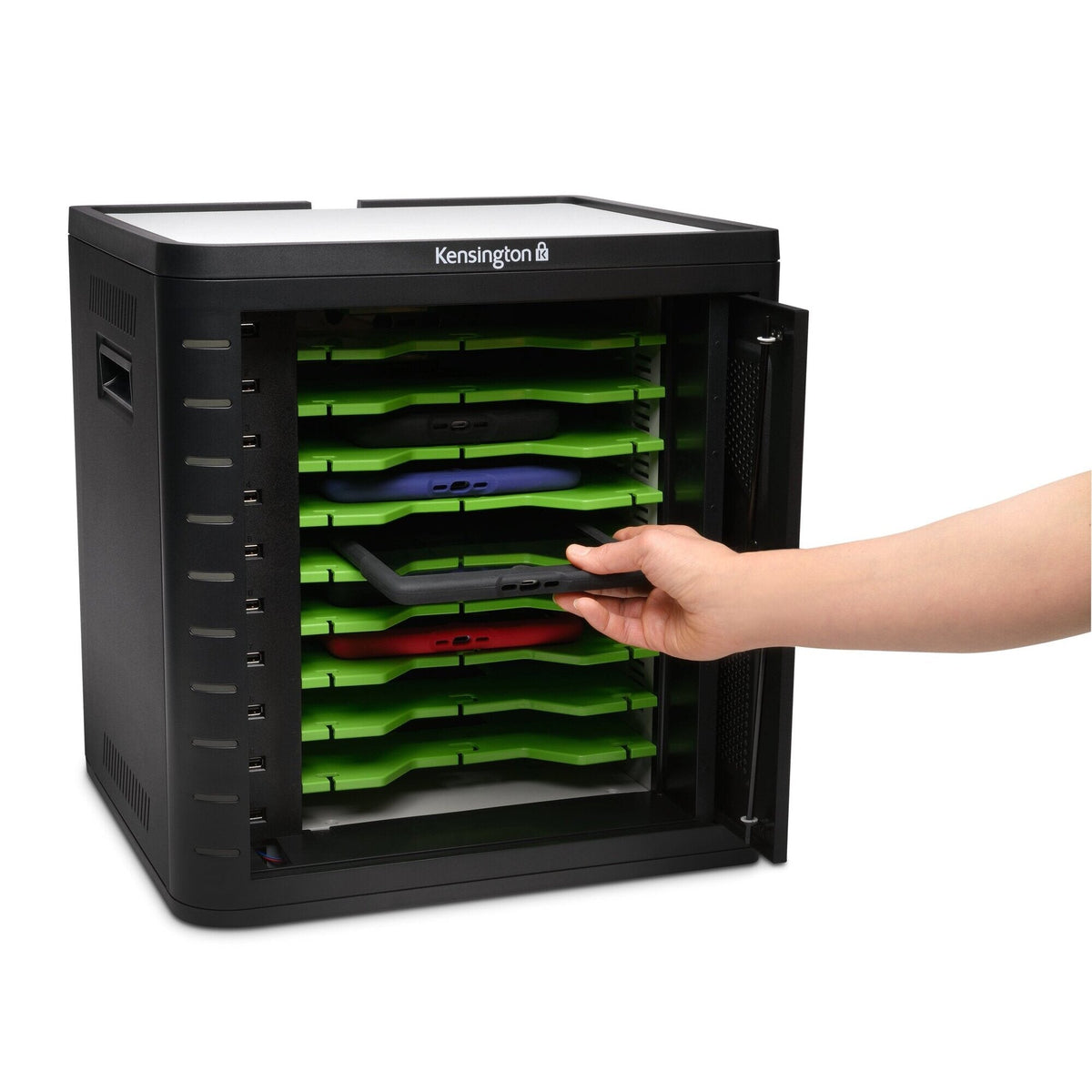 Kensington Charge and Sync Cabinet for 10 Tablets