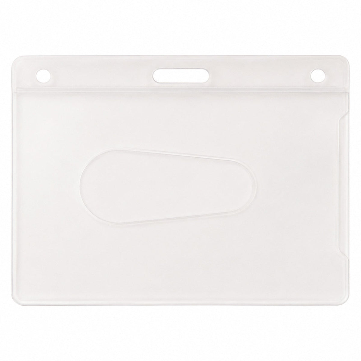 Kevron ID1013 ID Card Holder Clear with Reel Pack 1