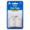 Kevron ID5 Key Tags Clear Pack 4