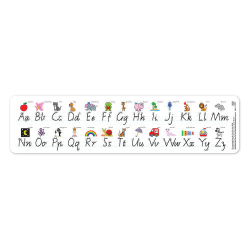 Learning Can Be Fun Alphabet Desk Strips Modern Cursive Script Hangsell