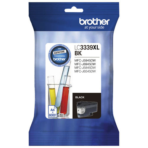 Brother LC3339XLBK Super High Yield Ink Cartridge 6000 Pages Black