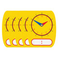 Learning Can Be Fun Clock Dials Analogue and Digital Set of 5