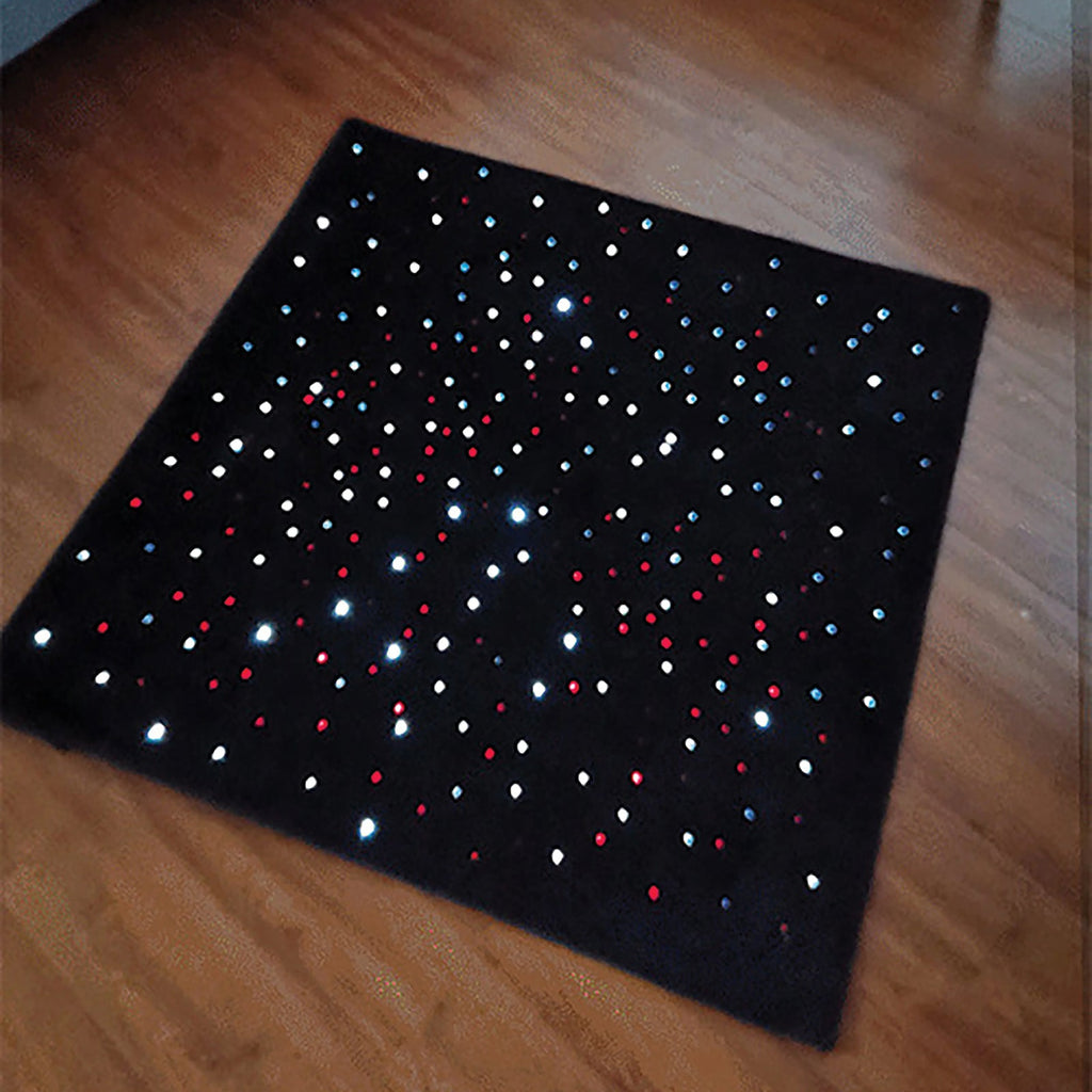 LED Sensory Carpet 95 x 95cm Fibre Optic Rechargeable