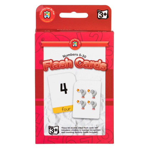 Learning Can Be Fun Flash Cards Numbers 0 to 30
