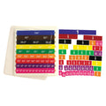 Learning Can Be Fun Fraction Tiles Set of 51 with Tray