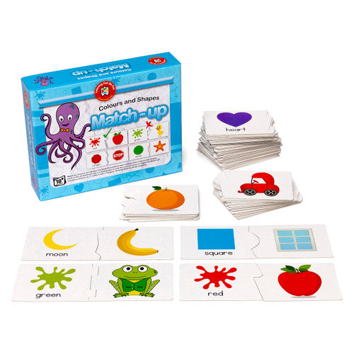 Learning Can Be Fun Match-Up Colours and Shapes