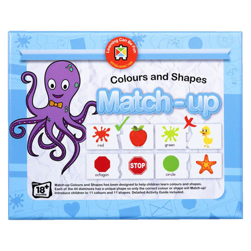 Learning Can Be Fun Match-Up Colours and Shapes