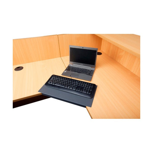 Rapidline Corner Lozenge for L Shaped Workstation 33mm Top Graphite