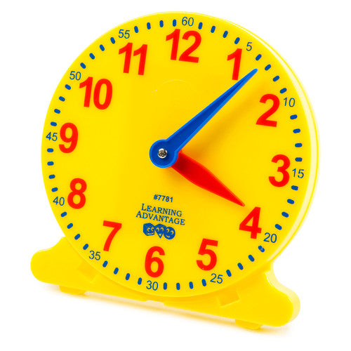 Learning Can Be Fun Teach Me Time Clocks Box of 6