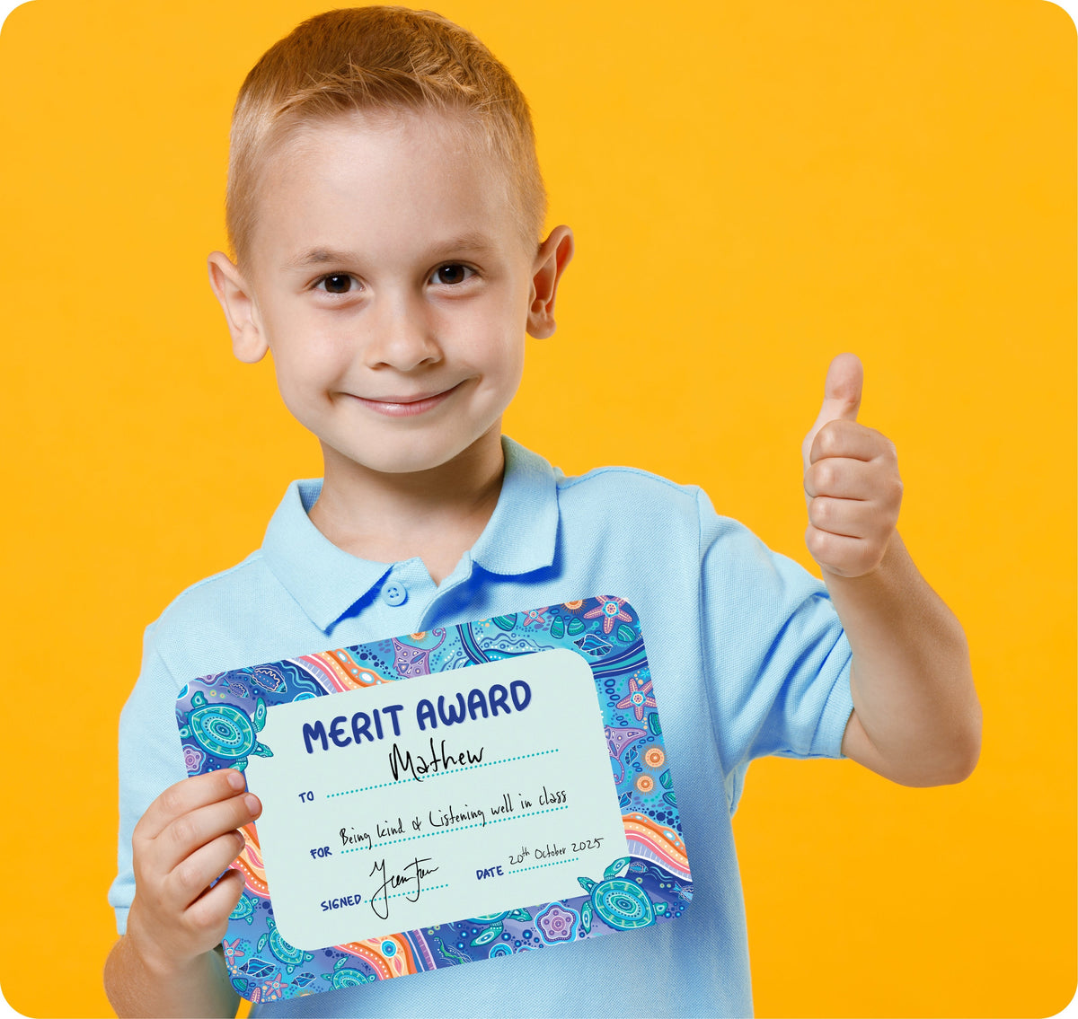 Learning Can Be Fun Ocean Country Merit Award Certificates Pack of 30
