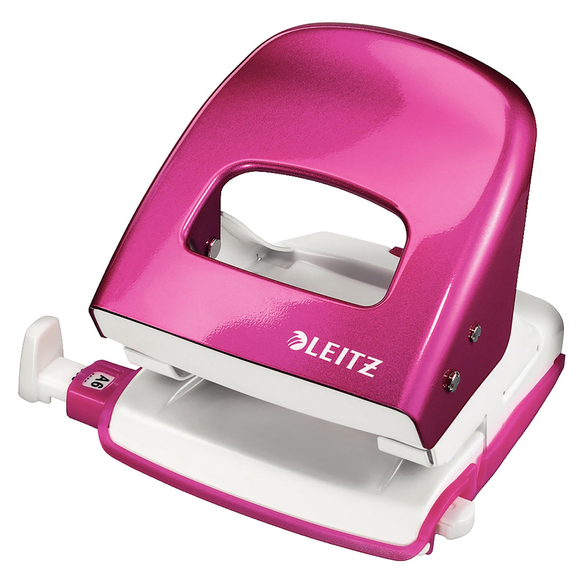 Leitz NeXXt WOW Punch 2 Hole 30 Sheet Pink