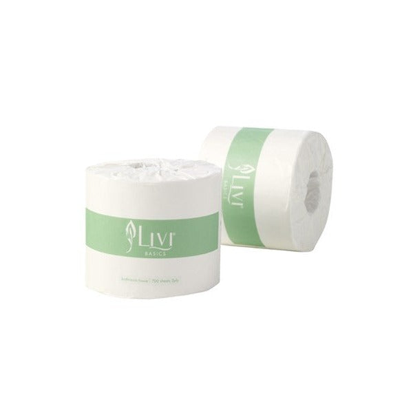 Livi 7004 Basics Toilet Tissue 2 Ply 700 Sheets Carton 48