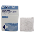 Livingstone Gauze Swabs 5 x 5cm 8 Ply Cotton Pack of 100