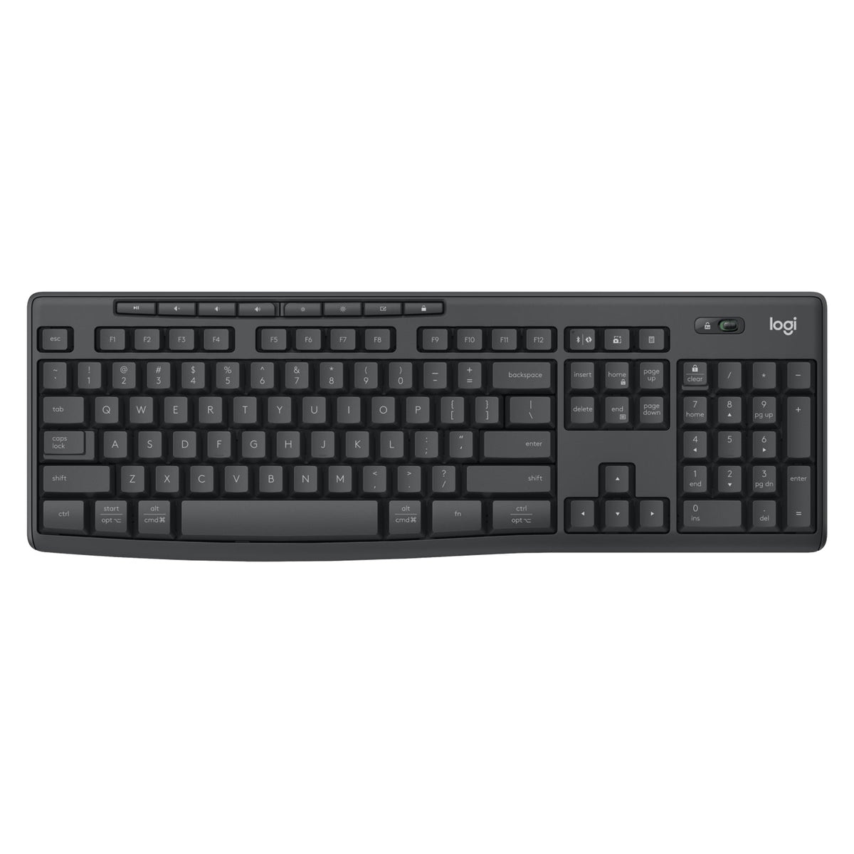 Logitech MK370 Wireless Keyboard and Mouse Combo for Business Graphite