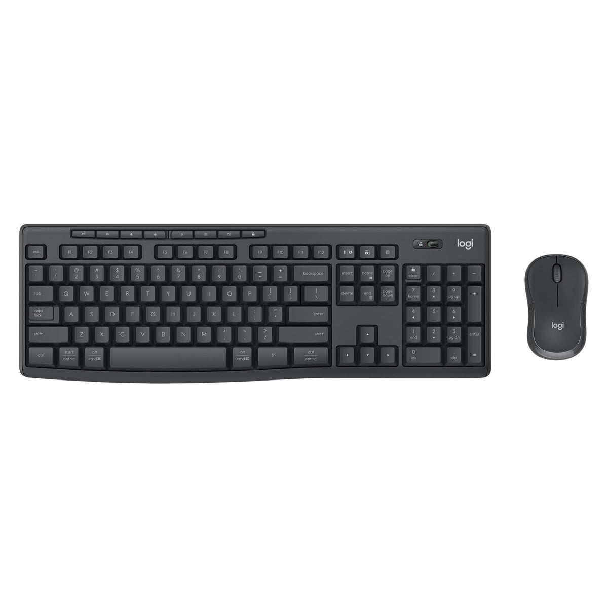 Logitech MK370 Wireless Keyboard and Mouse Combo for Business Graphite