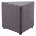 Rapidline Mars Triangle Ottoman Charcoal Fabric