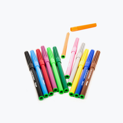 Micador Dry Safe Markers Assorted Wallet of 12
