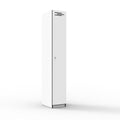 Rapidline Rapid Infinity 1 Door Melamine Locker Natural White / Black