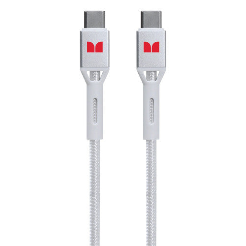 Monster USB-C to USB-C Braided Cable 1.2m White