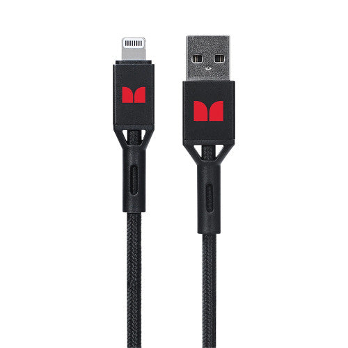 Monster Lightning to USB-A Braided Cable 1.2m Black