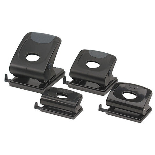 Marbig 2 Hole Punch Heavy Duty 28 Sheets Black