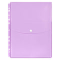 Marbig Binder Wallet A4 Top Open Pastel Purple Pack of 12