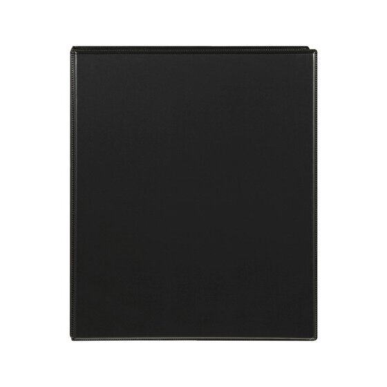 Marbig Clearview Insert Binder 25mm 2D A4 Black Pack of 20