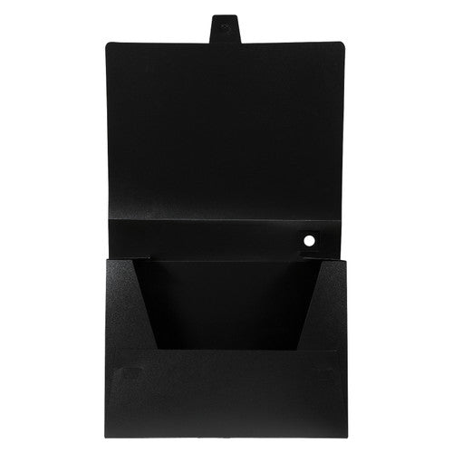 Marbig Box File Polypropylene with Button A4 60mm Black