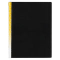 Marbig Clearview Non Refillable Display Book 24 Pocket A4 Black