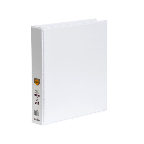 Marbig Clearview Insert Binder 38mm 4D A4 White
